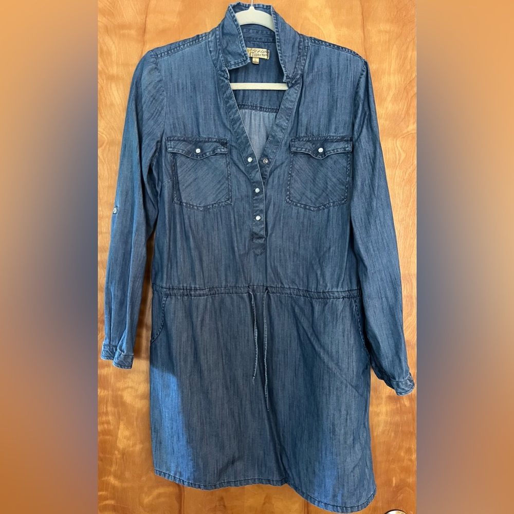 Princess Vera Wang Blue Jean Dress